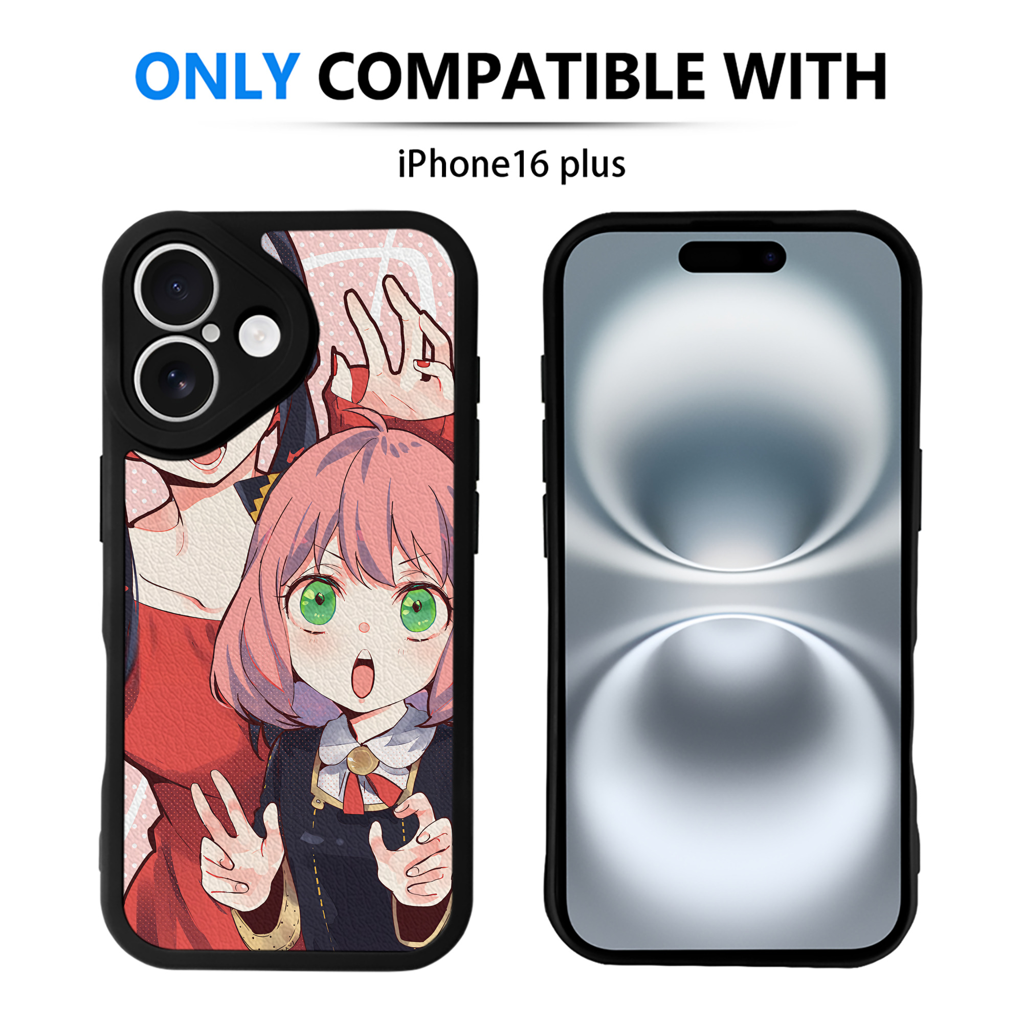 （画像用） SPY×FAMILY间谍家家酒 【iPhone 16シリーズ対応】シリコンスマホケース（レザー調） 材質：シリコン